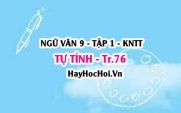 Soạn bài Tự tình trang 76 Ngữ văn lớp 9 tập 1 Kết nối tri thức